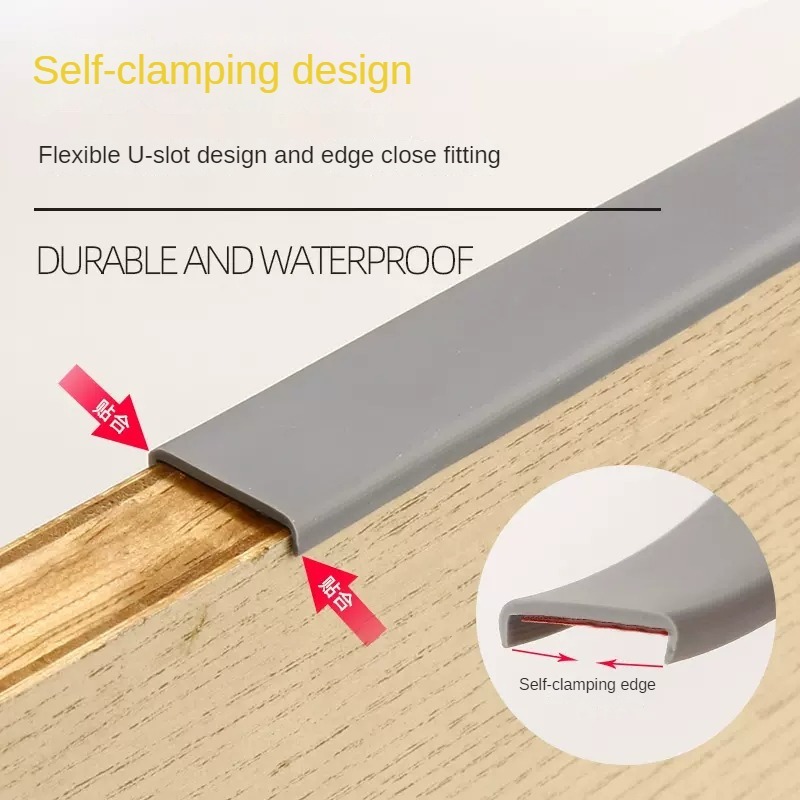 5M U-vormige Kantenverlijming Tape Meubels Zelfklevende Tafel Stoel Houten Bord Kast Randbeschermer Houten Kast Decoratie Tape