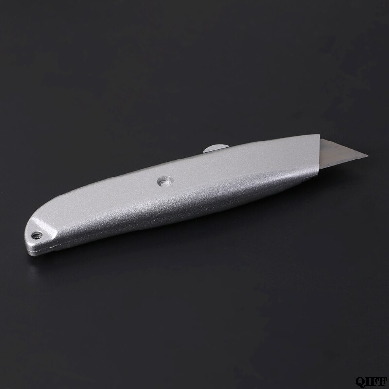 &amp Fixed Multi Utility Knife Cutter Aluminum Retractable Razor Blade Knife Tools APR29