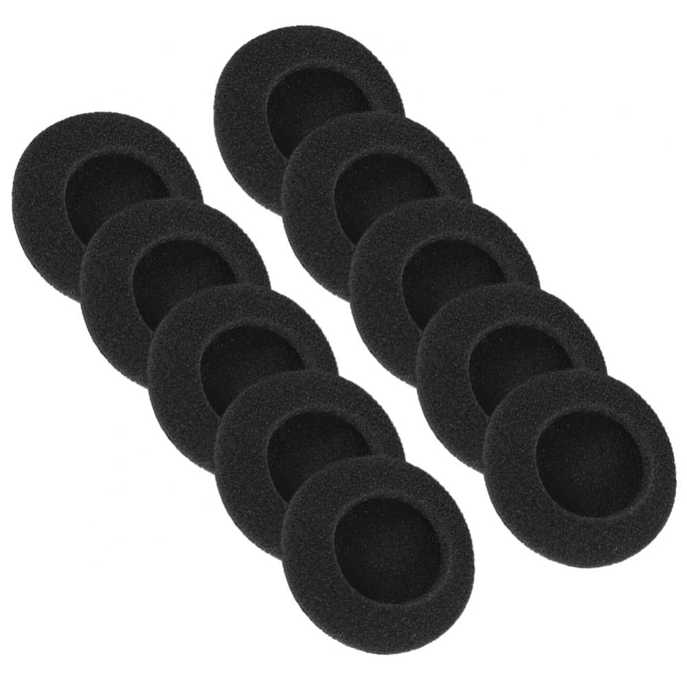10 Stück Schaumstoff-Ohrpolster, Kopfhörer-Ersatzschwammabdeckungen, Ohrpolster, Headset-Ohrenschützer, Ohrstöpsel, 35/40/45/50/55/60/65 mm