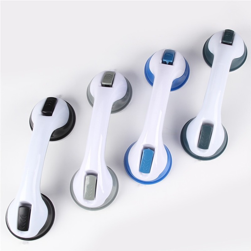 Ouderen toilet veiligheidsframe rail douchebeugel badkamer handgreep douchebak zuignappen kleur willekeurig