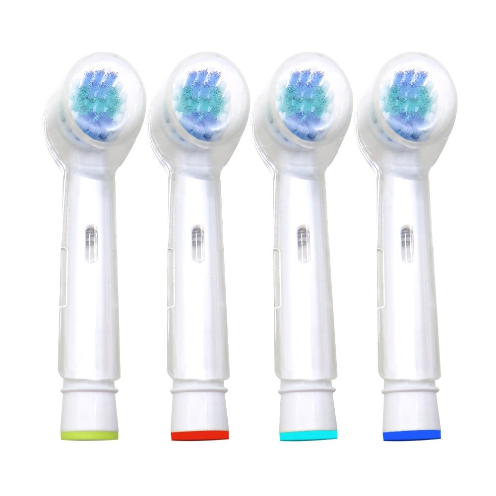 4/8/12 stk børstehoveder til oral-b elektrisk tandbørste passer fremad power / pro health / triumph /3d excel / vitalitet præcision ren: 4pc og hætte