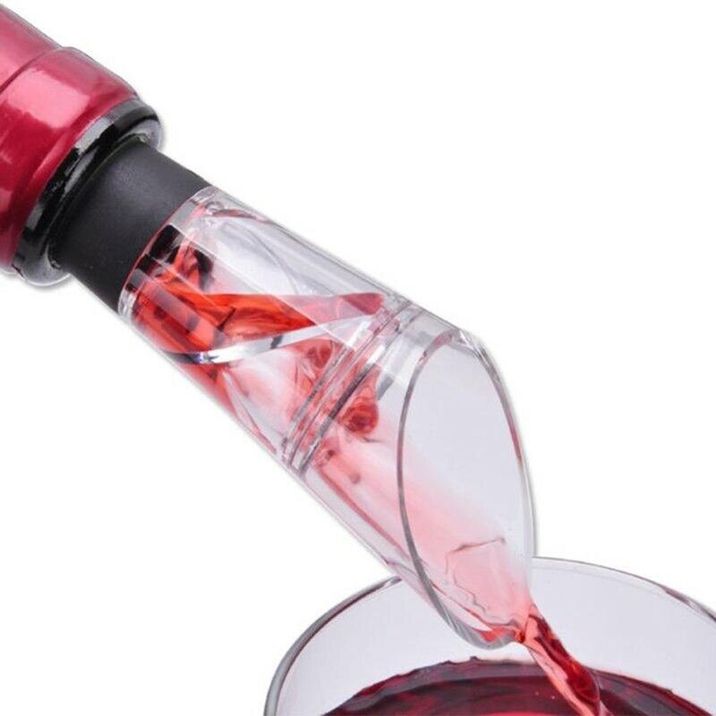 1 unidad de aireador de vino tinto blanco, tapón de boquilla para botella, vertedor decantador, dispositivo de activación rápida, separador mágico para vino