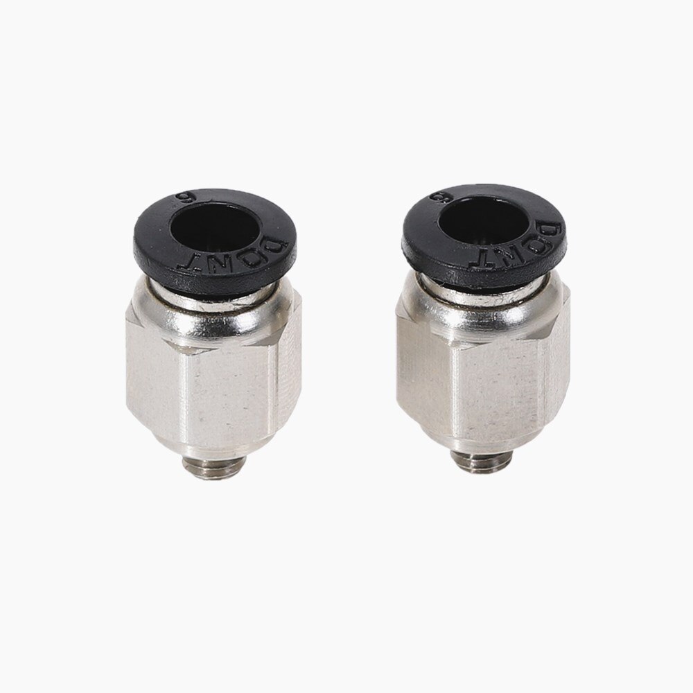 10PCS Pneumatic Fittings Connection PC6 Male Thread -M5 M6 1/8 1/4 01 02 To Tube Push Air Tube Straight Connection 6mm