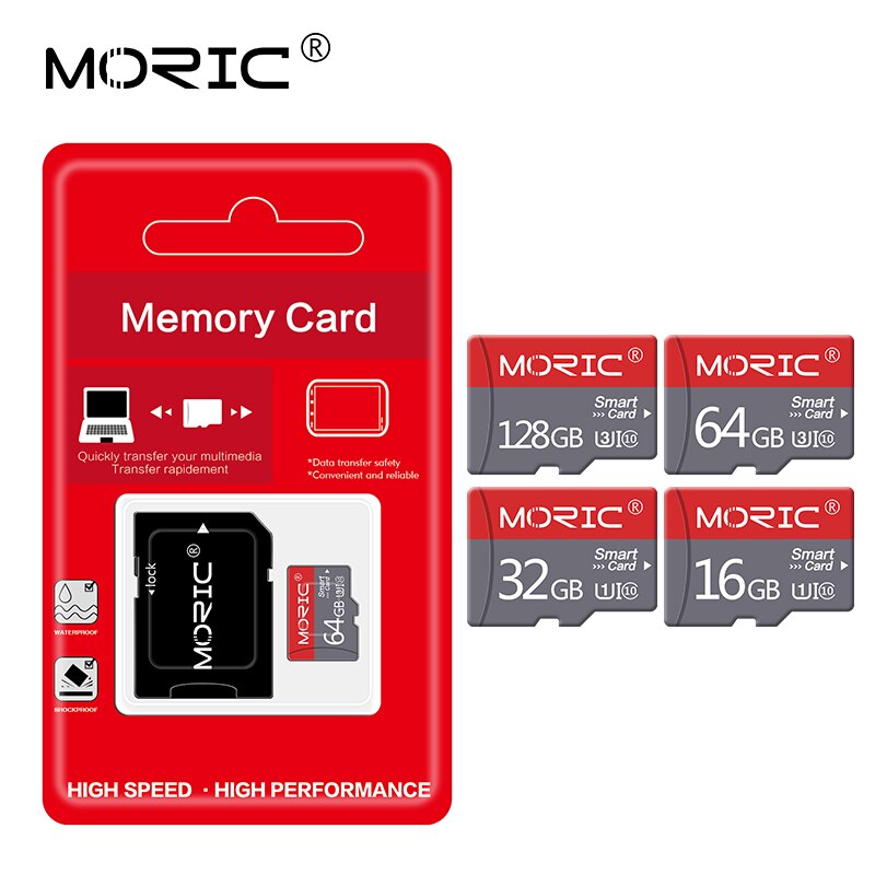 Carte mémoire micro sd de classe 10, 128 go 64 go 32 go 16 go 8 go