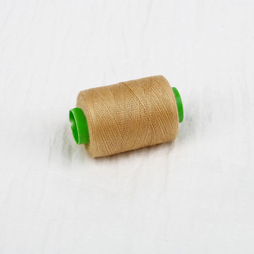 Fils à coudre multicolores à haute ténacité | Broderie, pour Machine en coton, fil à coudre artisanal, fournitures de couture, accessoires Patch: Beige