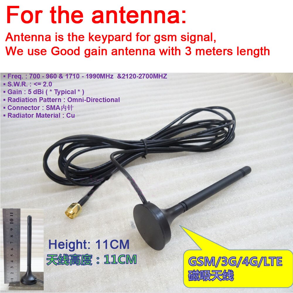 RTU5024 GSM Gate Opener Roller Gate Opener home gsm remote access control Good gsm gain magnet antenna App support