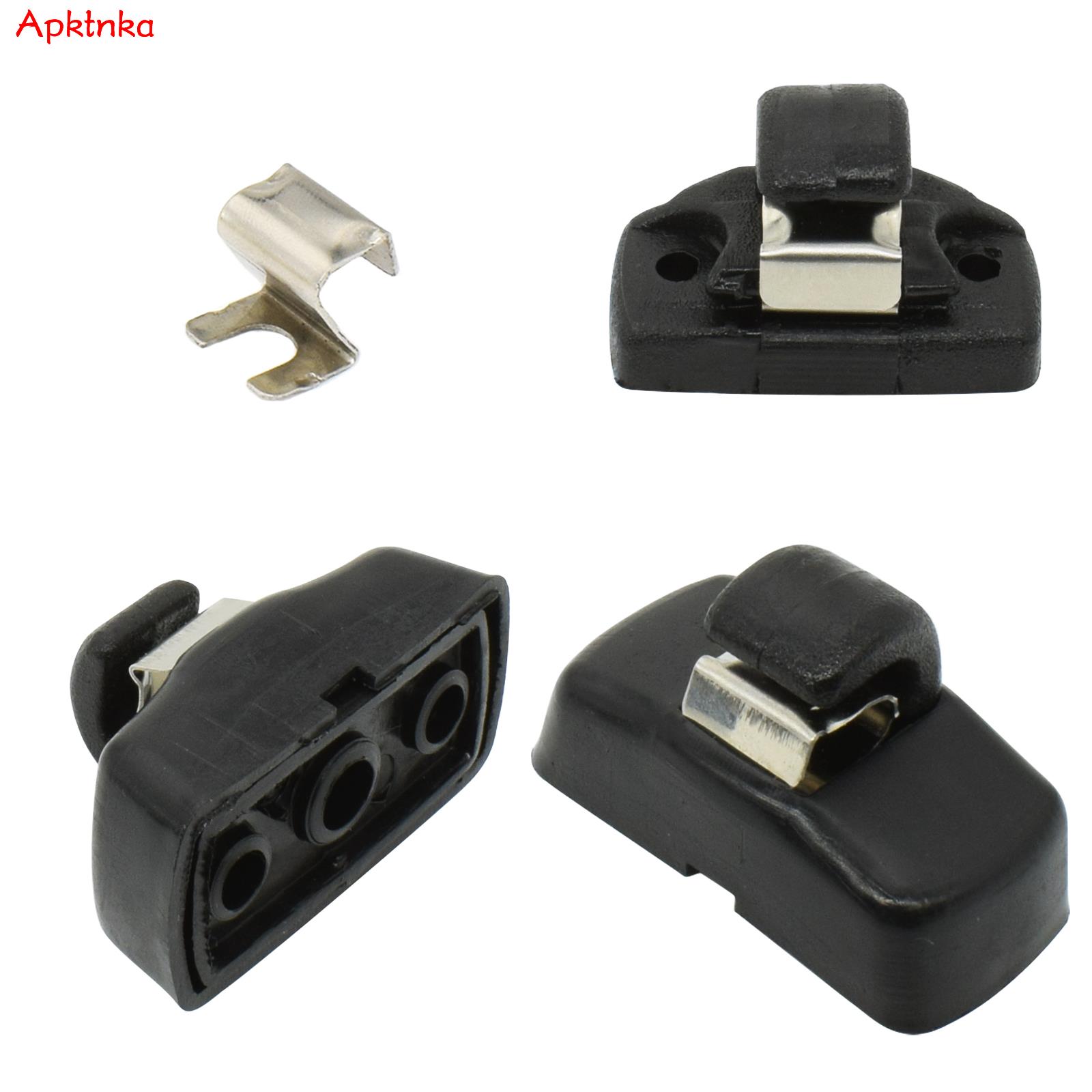 Apktnka 2x Auto Zonneklep Haak Clips Hanger Houder Gesp Beugel Retainer Voor VW Caddy Eos Gol Golf Lupo Polo Sharan Touran