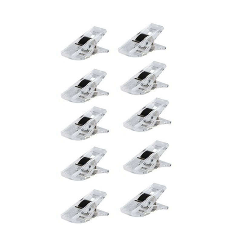 50 stuks/set randklemmen quilt quiltklem doe-het-zelf knutselwerkjes plastic clips veelkleurige patchworkklem kledingklem naaiaccessoires: 01