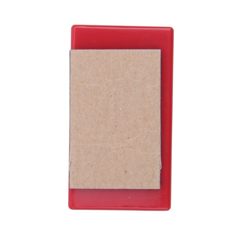 Automotive Digital Car LCD Clock Self-Adhesive Stick On Time Portable, Red