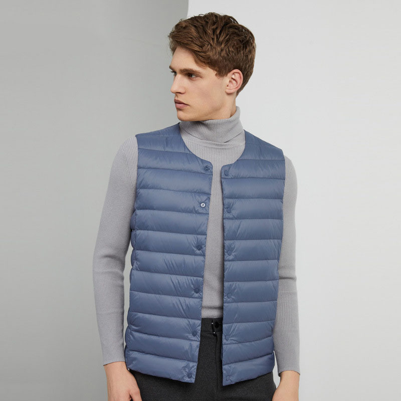 NewBang Matt Fabric Men Duck Down Vest Ultra Light Down Sleeveless Light Weight Windbreaker Male Gilet Outwear