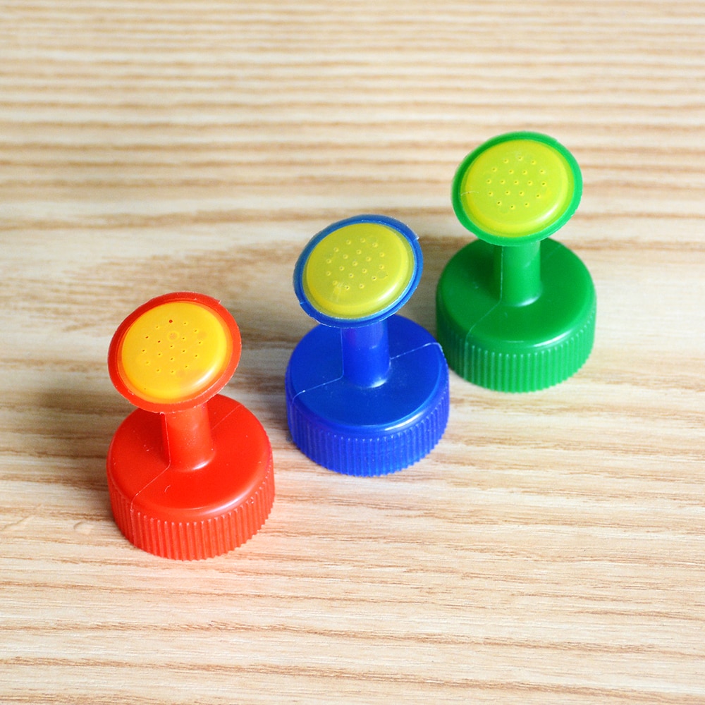 Embout d'arrosage en plastique PVC, embout de bouteille trois couleurs, embout d'arrosage pour les légumes, 1 pièce
