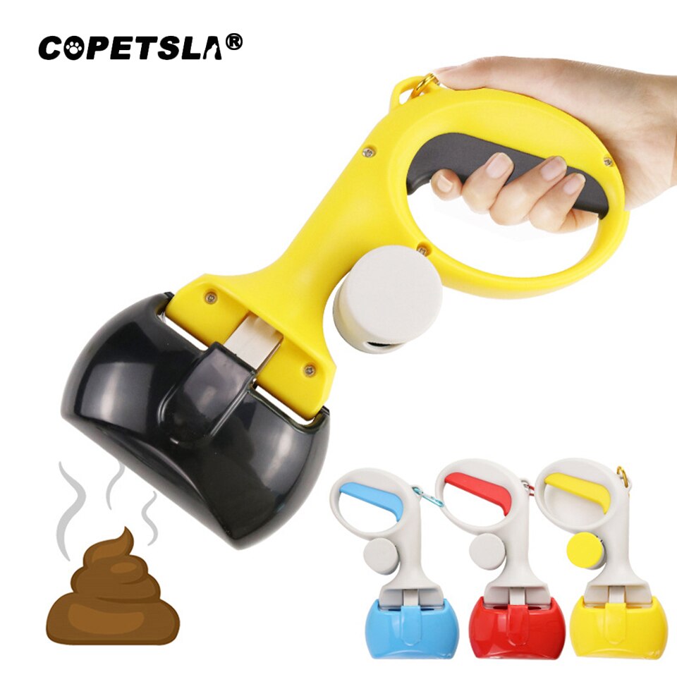 Pet Pooper Scooper for Dog Poop Scooper Jaw Poop Scoop Shovel Pick Up Animal Waste Picker Pet poop bags Outdoor Cleaning Tools