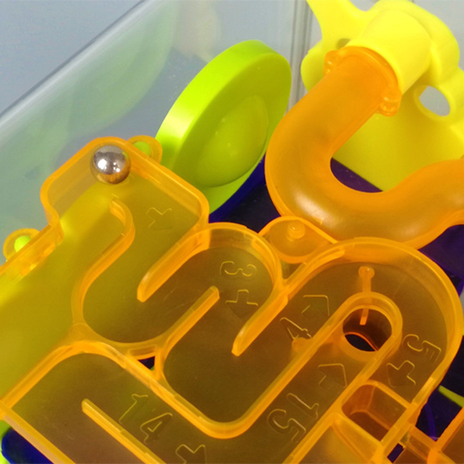 3d Zwaartekracht Geheugen Sequentiële Doolhof Bal Puzzel Speelgoed Voor Kinderen Volwassenen Transparante Zeszijdige Puzzel Balans Brain Teaser Leren speelgoed