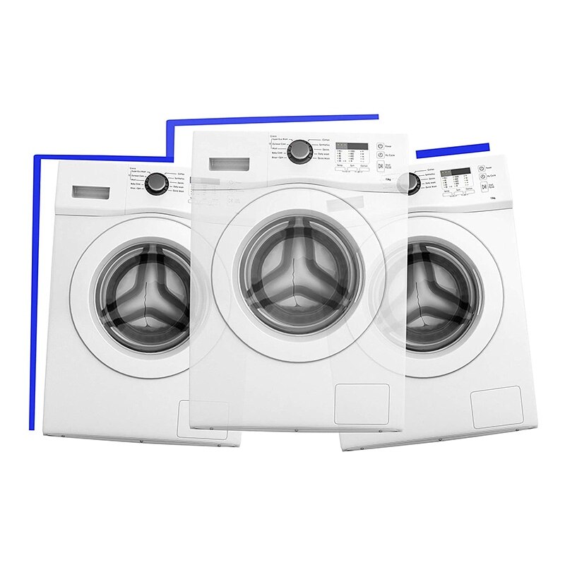 4 stuks wasmachine antivibratie pads wasmachine stabilisator-anti-loop droger wasmachine vibratie pads wit