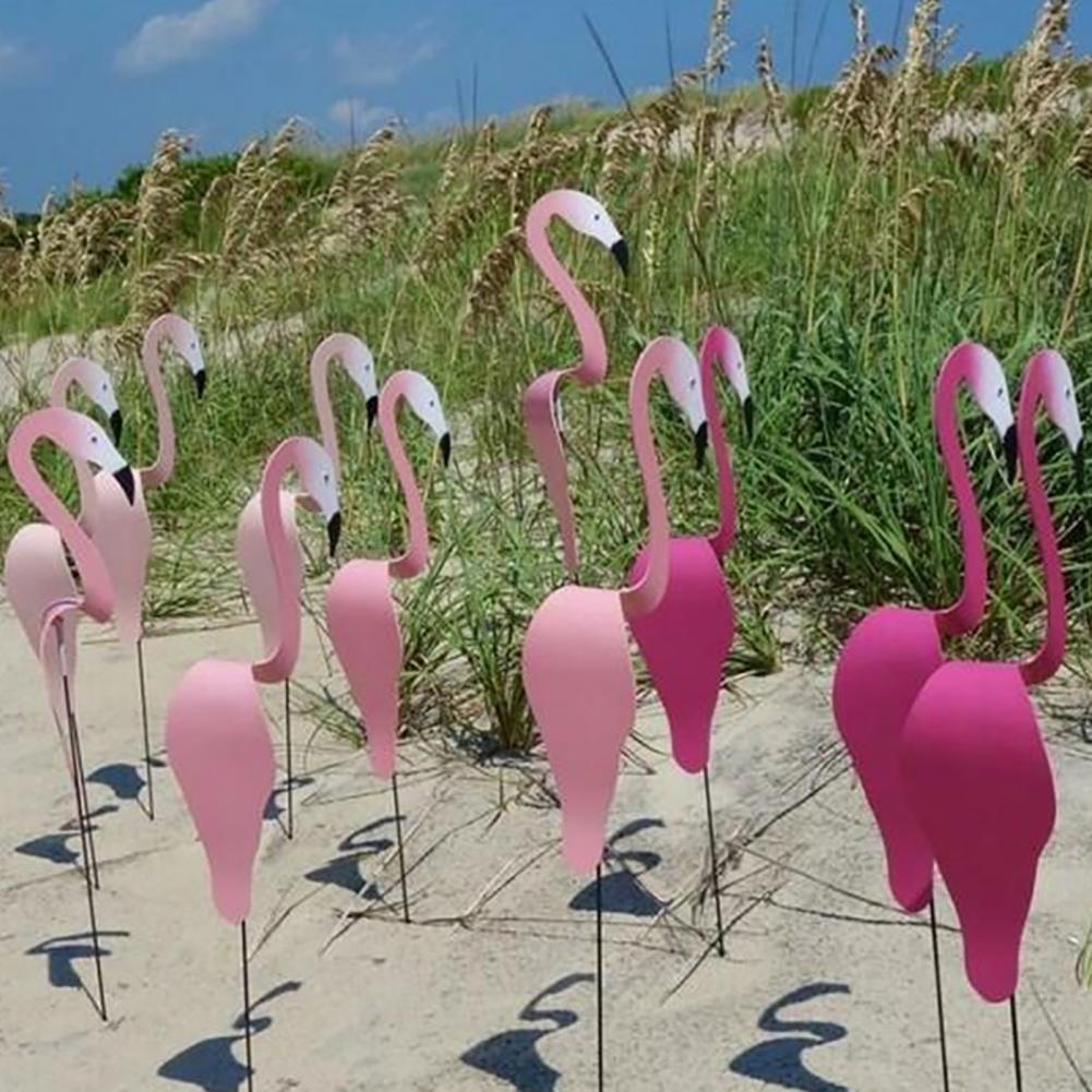 Simulatie Flamingo Dier Display Mold Home Garden Decor Landschap Speelgoed