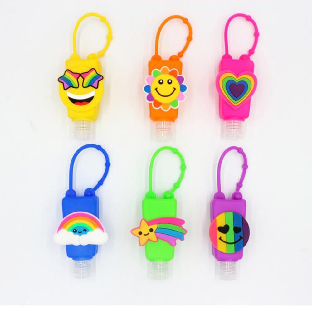 Mini Sanitizer Gel Houder Hervulbare Hand Gel Dispenser Met Sleutelhanger Mini Desinfectie Houder Voor Kinderen School Xmas Hallowee: 12
