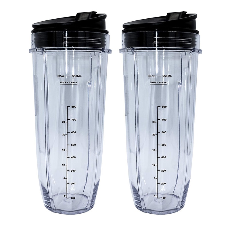 32- uns kopp med förseglat lock ninja reservdelar och tillbehör för nutri ninja auto -iq 1000w och dual blender