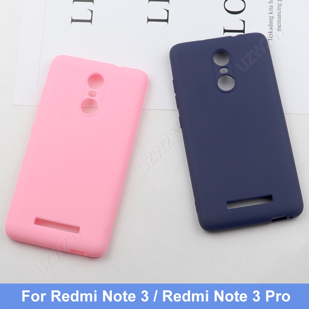 Dla Xiaomi Redmi Note 3 / Note 3 Pro silikonowy TPU miękki telefon matowy pokrowiec na tył Coque Funda