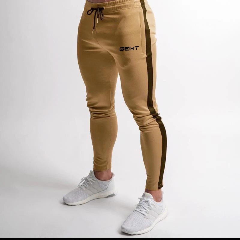 Geht Casual Skinny Broek Heren Joggers Joggingbroek Fitness Workout Track Broek Herfst Mannelijke Mode Broek
