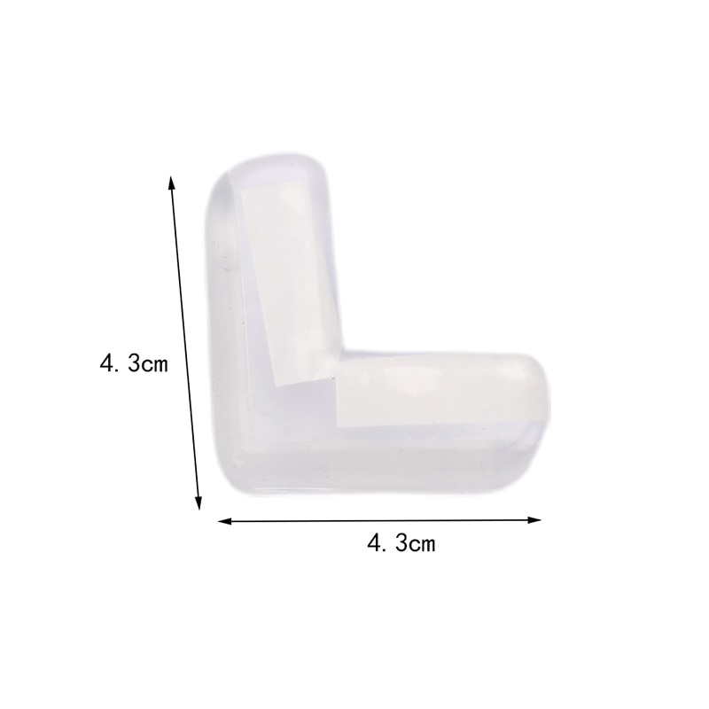 4pcs Silicone Children Baby Safety Protector Furniture Corner Guards Table Protection Cover Anticollision Edge Guards Home