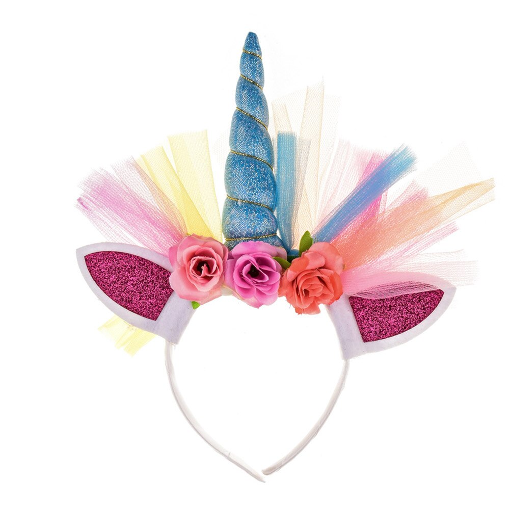 Eenhoorn haarband paars haar unicorn diadeem kopen
