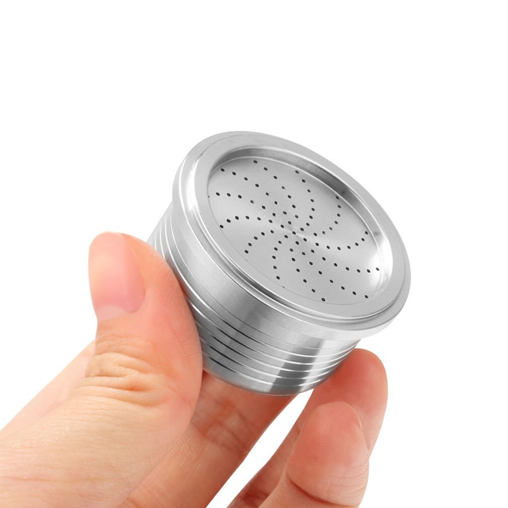 Stainless steel Refillable Coffee Capsule Pod Filter Dripper Tamper Compatible with Lavazza piont Coffee Machine