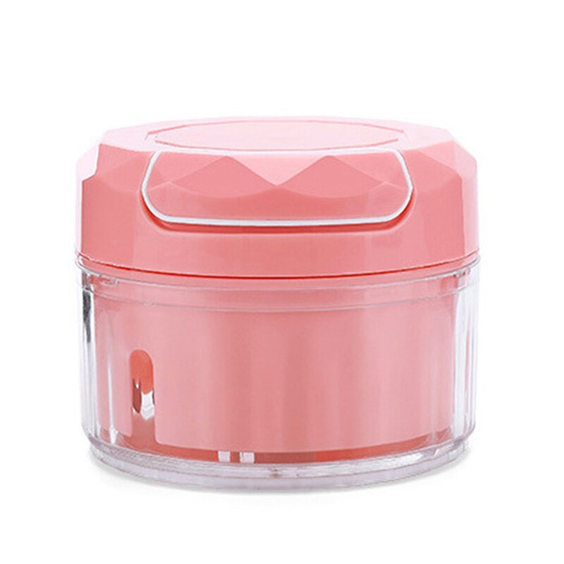 Ginger Garlic Grinding Tool Magic Cutter Vegetable Fruit Twist Shredder Manual Meat Grinder Slicers Kitchen Accessories: Light Grey