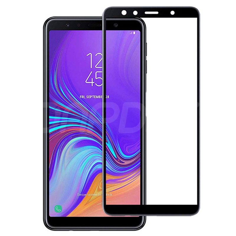 Vidrio Protector 9D para Samsung Galaxy A5 A7 A9 J2 J8 A6 A8 J4 J6 Plus , película protectora de pantalla de cristal templado