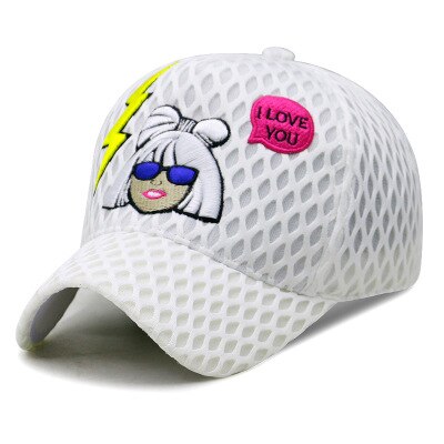 Grande taille casquette de baseball pour homme adulte été maille hip hop chapeau grande tête hommes grande taille plaine casquettes de relance M 56-60cm L 60-62cm: white girl / 56 to 60cm