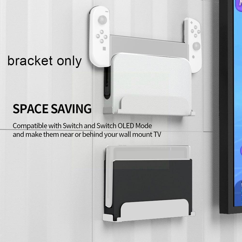 Suitable for Switch Oled Wall Bracket for Switch Wall Storage Bracket Console Dock Game Accesories for Tv Box Wall Bracket O8U7