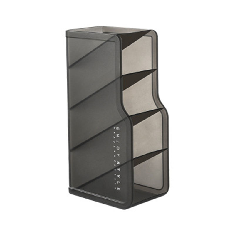 Portable Transparent Makeup Organizer Storage Box Acrylic Make Up Organizer Cosmetic Organizer Makeup Storage Drawers Organizer: Style5-Grey