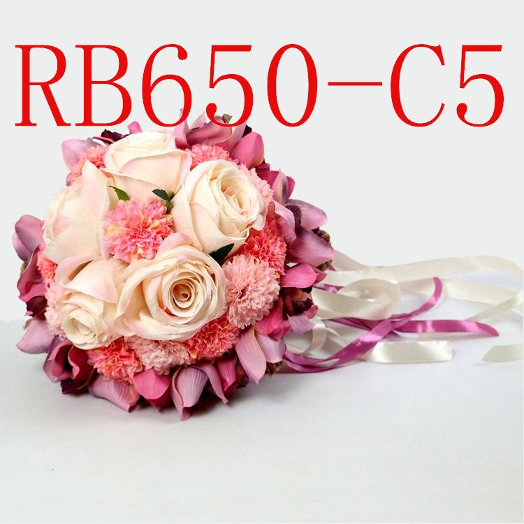 Accessoires de mariée de mariage tenant des fleurs 3303 RB650: RB650-C5