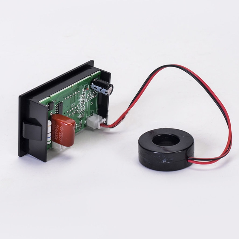 Mini digital voltmeter amperemeter  ac50-500/0-600v led display volt ampere spændingsmåler amperemeter indikator tester