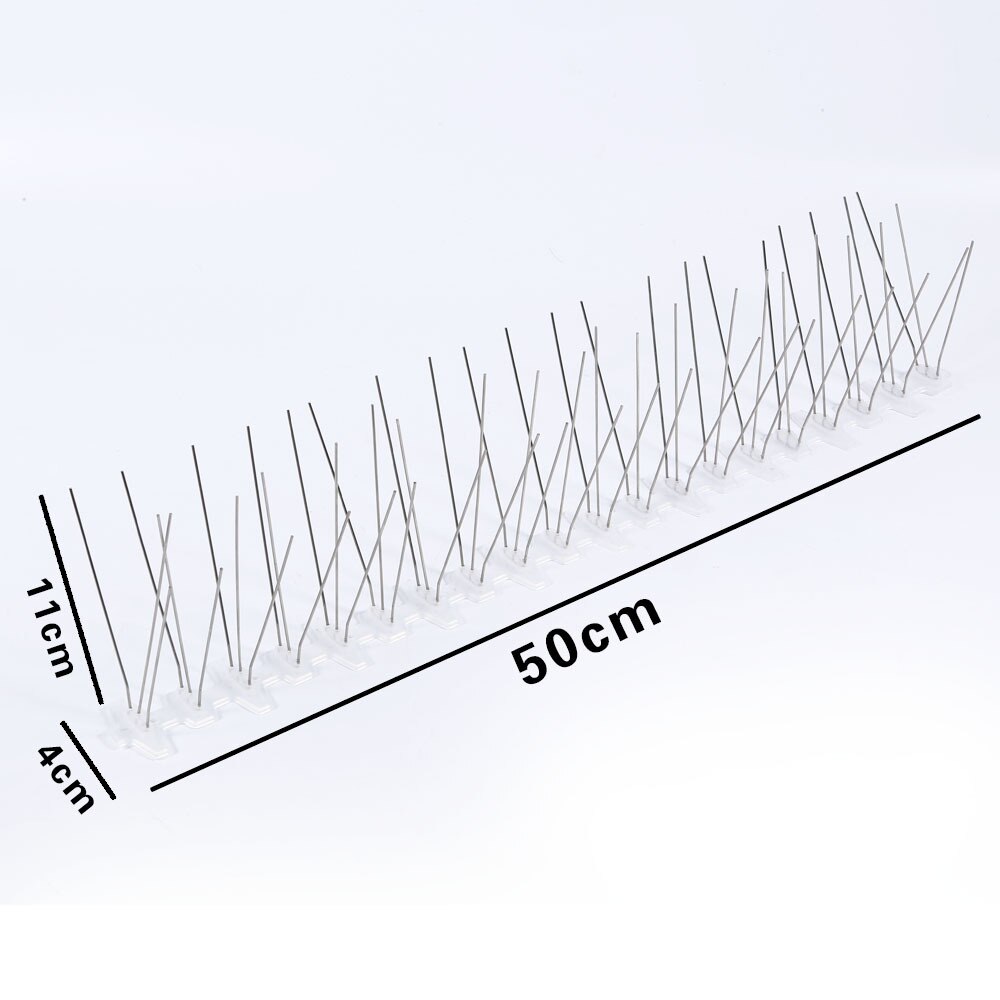 Plastic Repeller Bird and Pigeon Spikes Deterrent Anti Bird Stainless Steel Spike Strip Bird Scarer Repeller for Pigeon