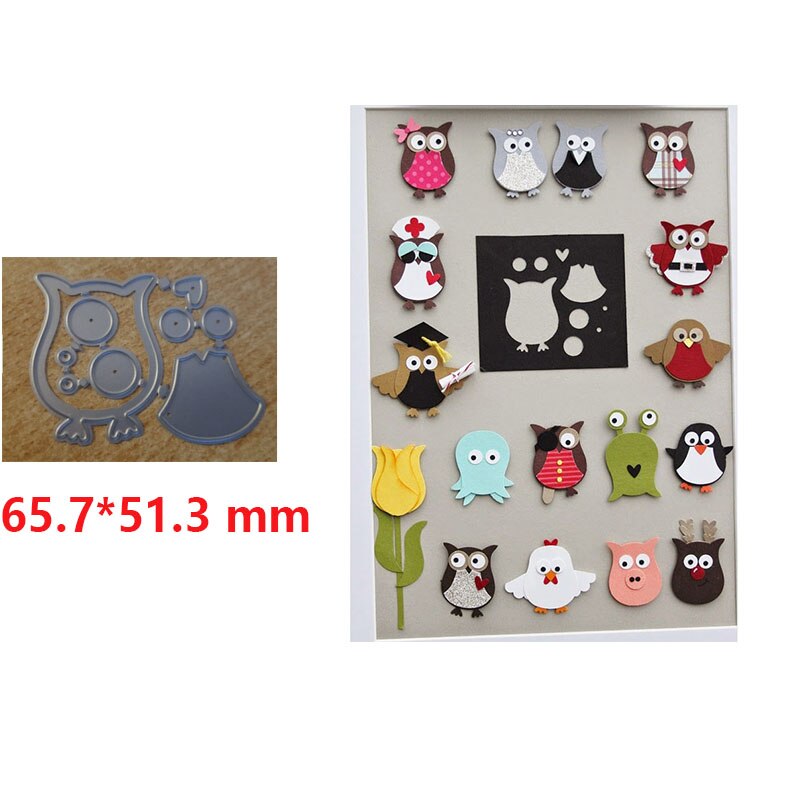 Circle Oval Rectangle Polygon Frames Set Metal Cutting Dies for DIY Scrapbooking Embossing Cards Craft Making 20A: 5