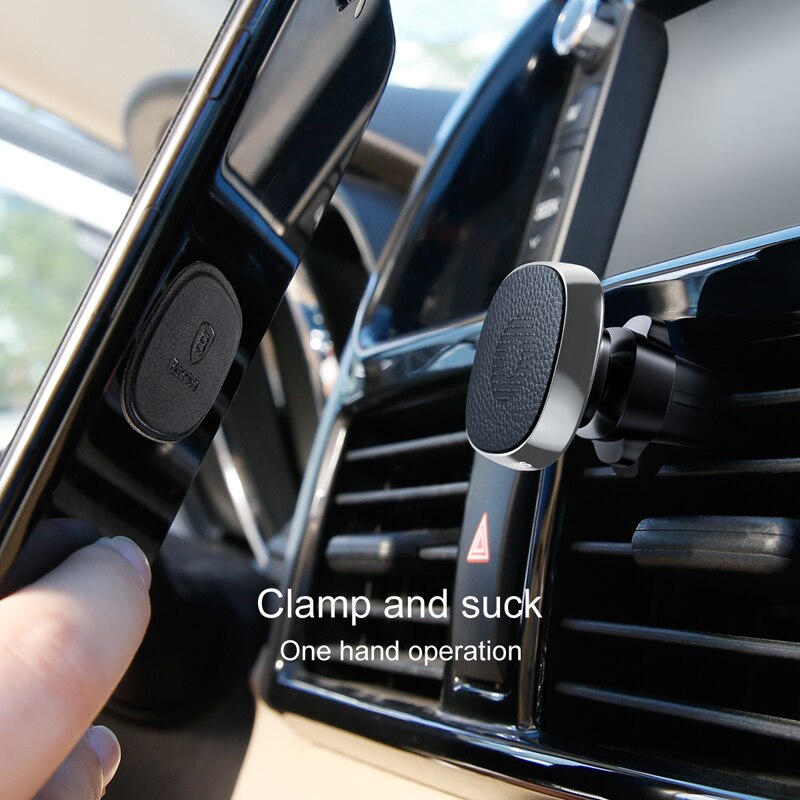 Baseus bil telefonholder magnetisk smartphone stativ til iphone x xs max redmi samsung auto mount support