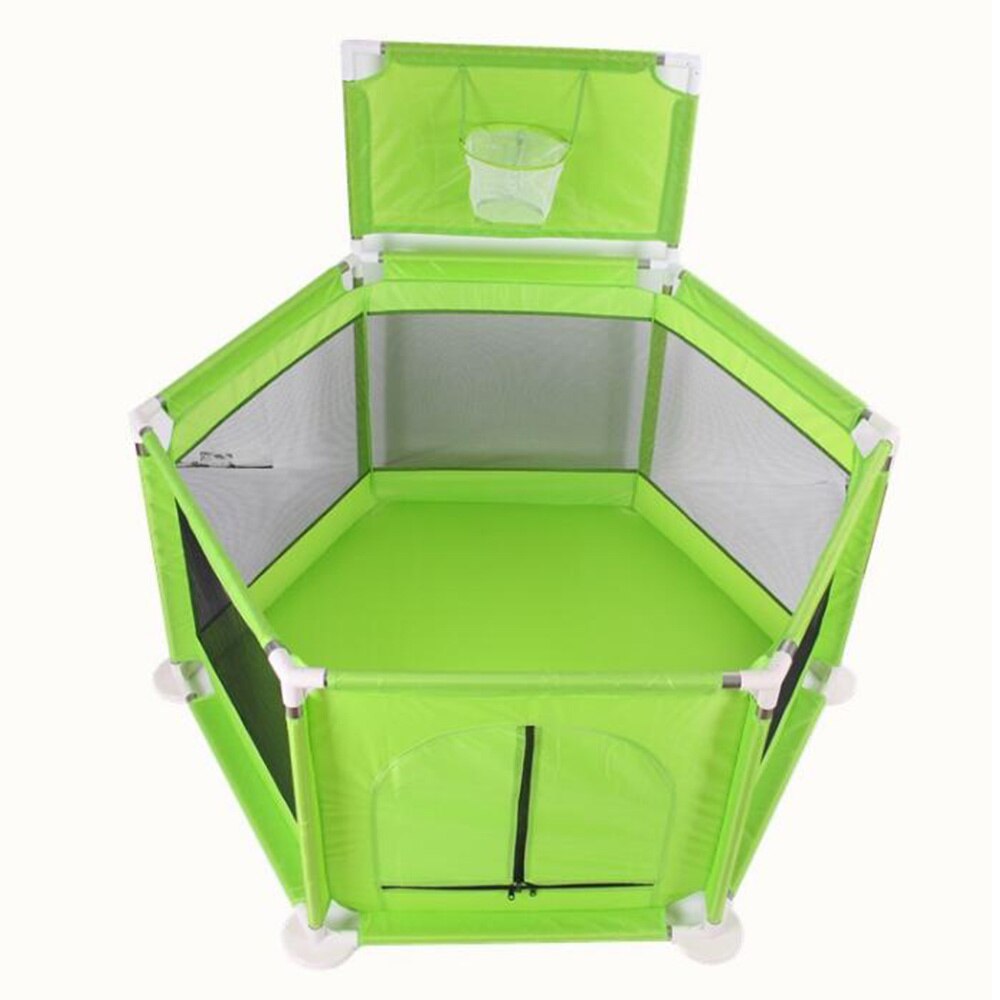 Draagbare babybadje kinderbox opvouwbare babyomheining kinderbox kinderveiligheidsbarrière plastic ballenbak babybedomheining: Wj3559h