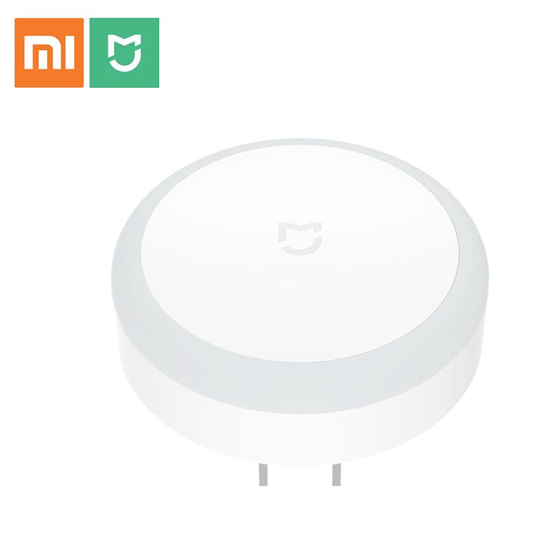 Originele Xiaomi Mijia Led Nachtlampje Sensor Nachtlampje Voor Thuis Slaapkamer Lichten Gangpad Ac 220V Adapter Bedlampje babykamer Mi
