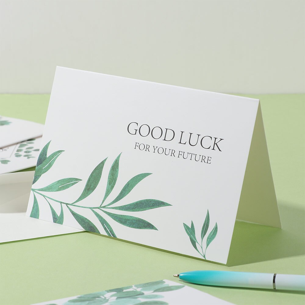 Cartes de remerciement en feuille d'or, lot de 4/6 cartes d'invitation à motifs floraux avec enveloppes, autocollants vierges, cartes postales pliantes