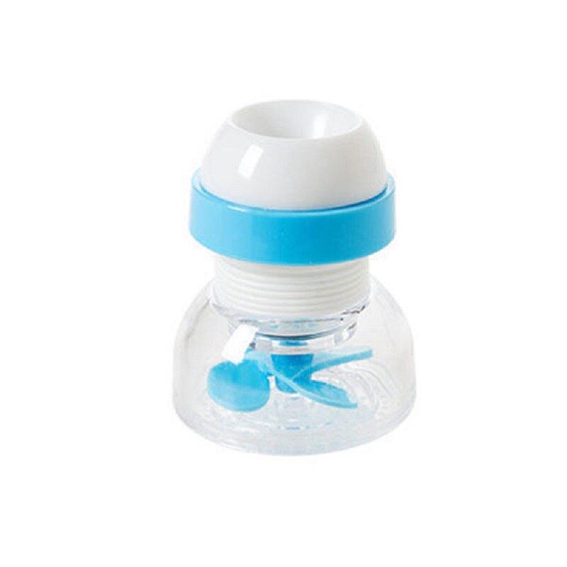 Rotate Adjustable Kitchen Water Saving Faucet Splash Bathroom Shower Sprays Head: Blue