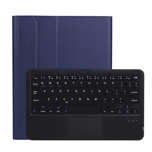 Bluetooth-compatible Tablet Keyboard for iPad Po 11 Wireless PC Keyboard Touchpad Keypad Keyboard Case teclado inalámbrico: Dark Blue Upgrade