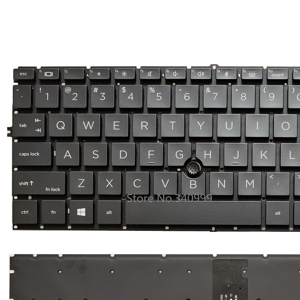 Original US Keyboard For HP EliteBook 850 855 G7 English With Backlik Pointer NO Frame