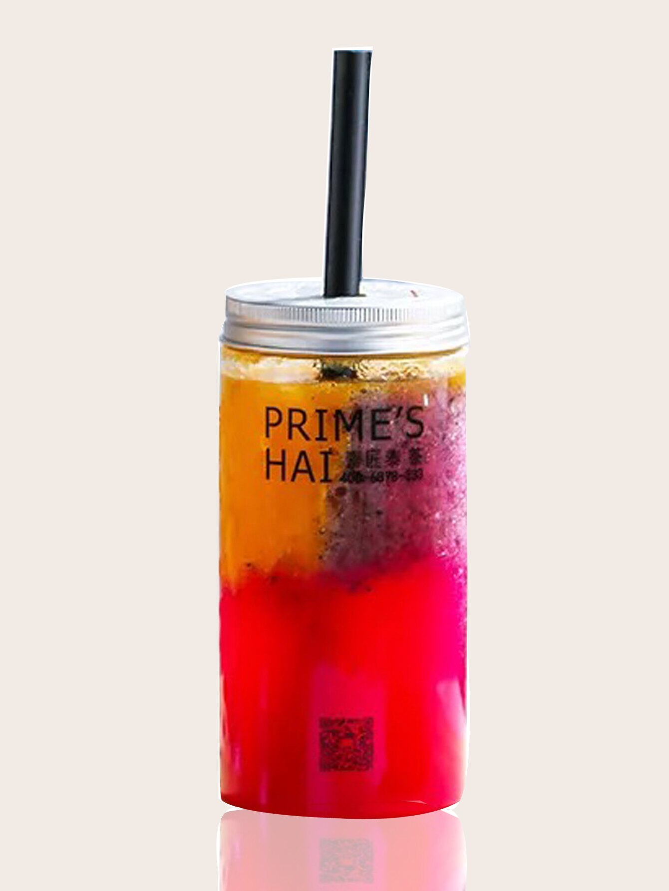 500ml plastic drinkflessen met aluminium deksels, wegwerpflessen met doorzichtige drank en water, brede hals voor snoep en thee.