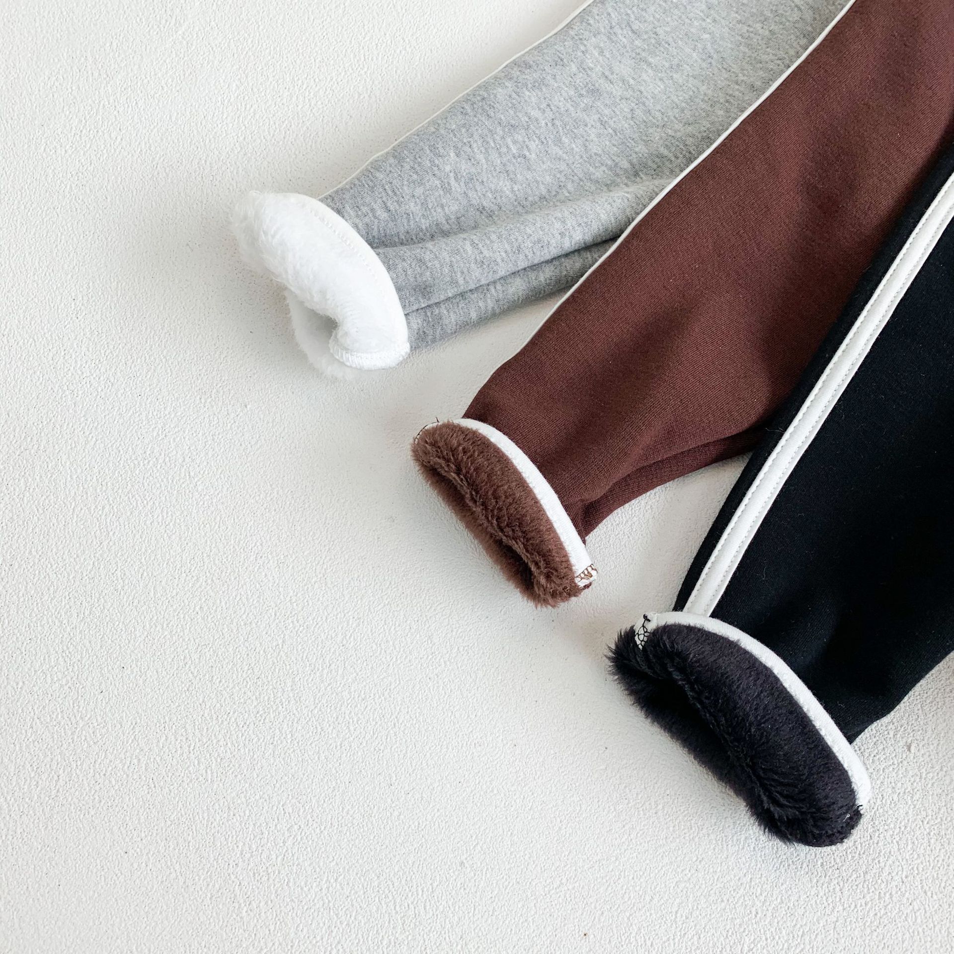 Winter Thicken Kinderen Harembroek Voor Baby Jongens Broek Kinderen Casual Broek Effen Kleuren Baby Meisjes Warm Leggings