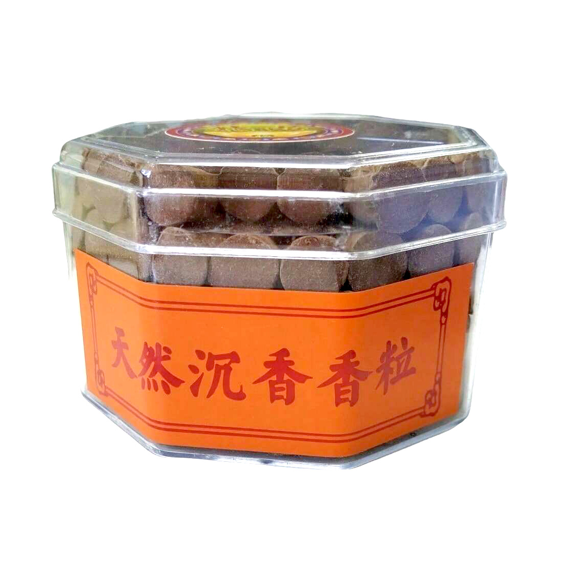 100 Capsules/1 Box Sandalwood Cone-Shaped Incense Tower Incense Large Cylindrical Octagonal Box - Magic Moments, Meditation and Yoga , - Suitable for Home Air Purification, Aromatherapy, Yoga, Office, Tea Room, Health Center, Aromatherapy