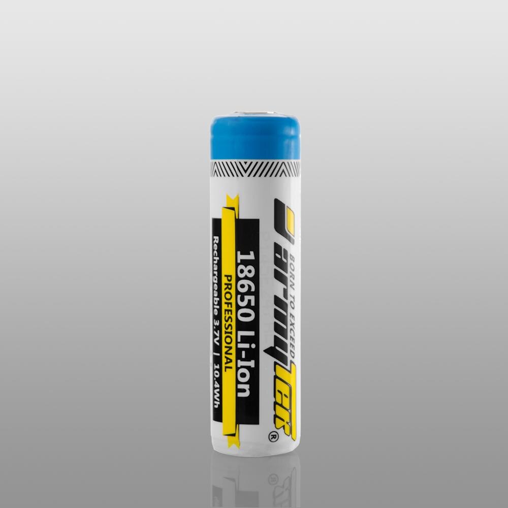 Armytek 18650 Li-Ion Batterij 2800 Mah Oplaadbare Batterij Beschermd Voor Zaklamp/Torch Alleen