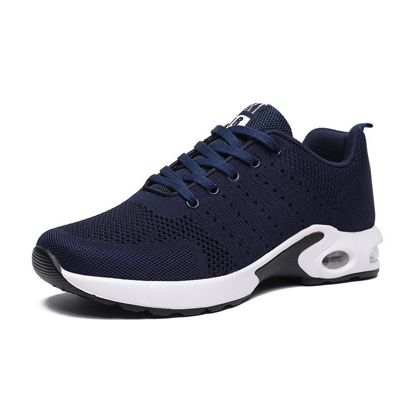 Tenis Masculino Brand Sneakers Men Tennis Shoes Male Stability Lace-up Athletic Trainers Air Cushion Outdoor Gym Sport Shoes: blue / 8.5