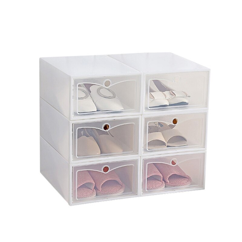 Lade Organisator Opvouwbare Schoenen Doos Huishoudelijke Diy Schoenendoos Plastic Transparante Opslag Schoenendoos Lade Home Storage: SW-S