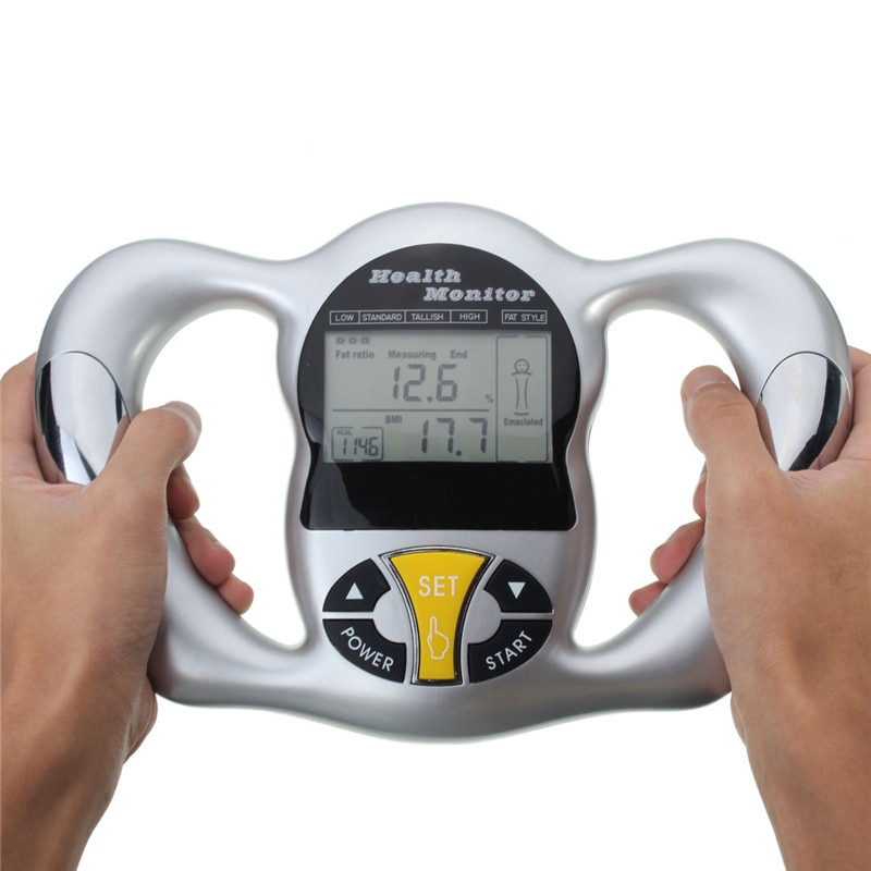 Mini Digitale LCD Draagbare Digitale Handheld Body Mass Index BMI Meter Gezondheid Vet Analyzer Monitor