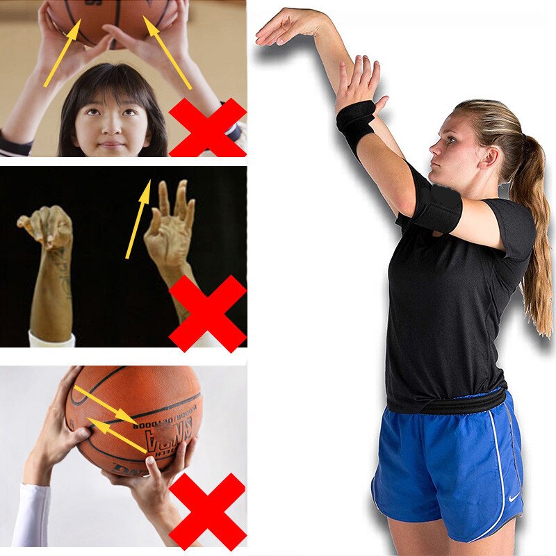 Basketball Shooting Strap Basketball Shooting Auxiliary Training Hand Posture Correction Orthotics Wristband Thumb Support